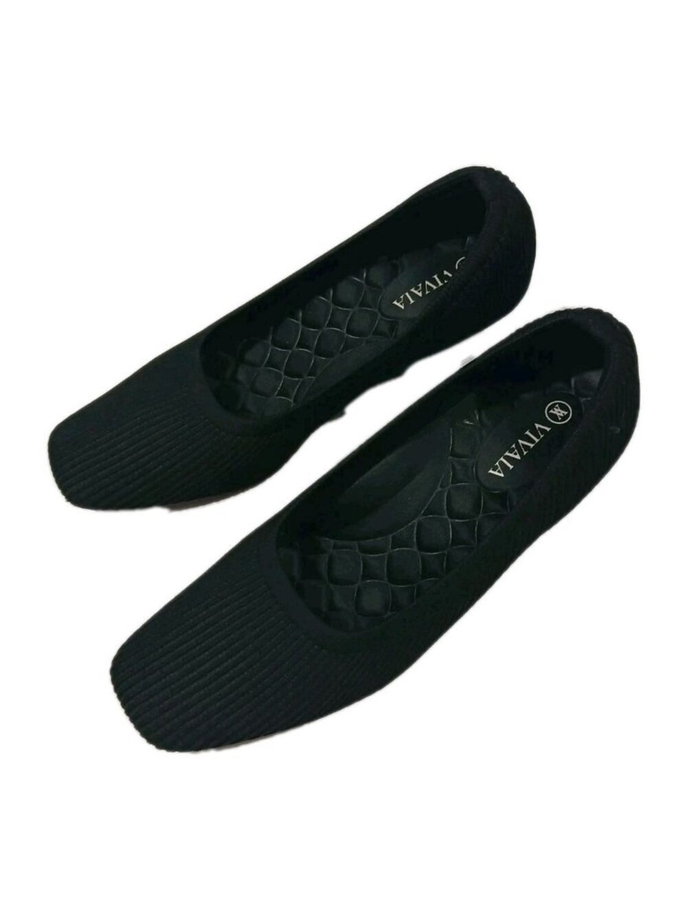 Vivaia Margot Square Toe Wedge Shoes